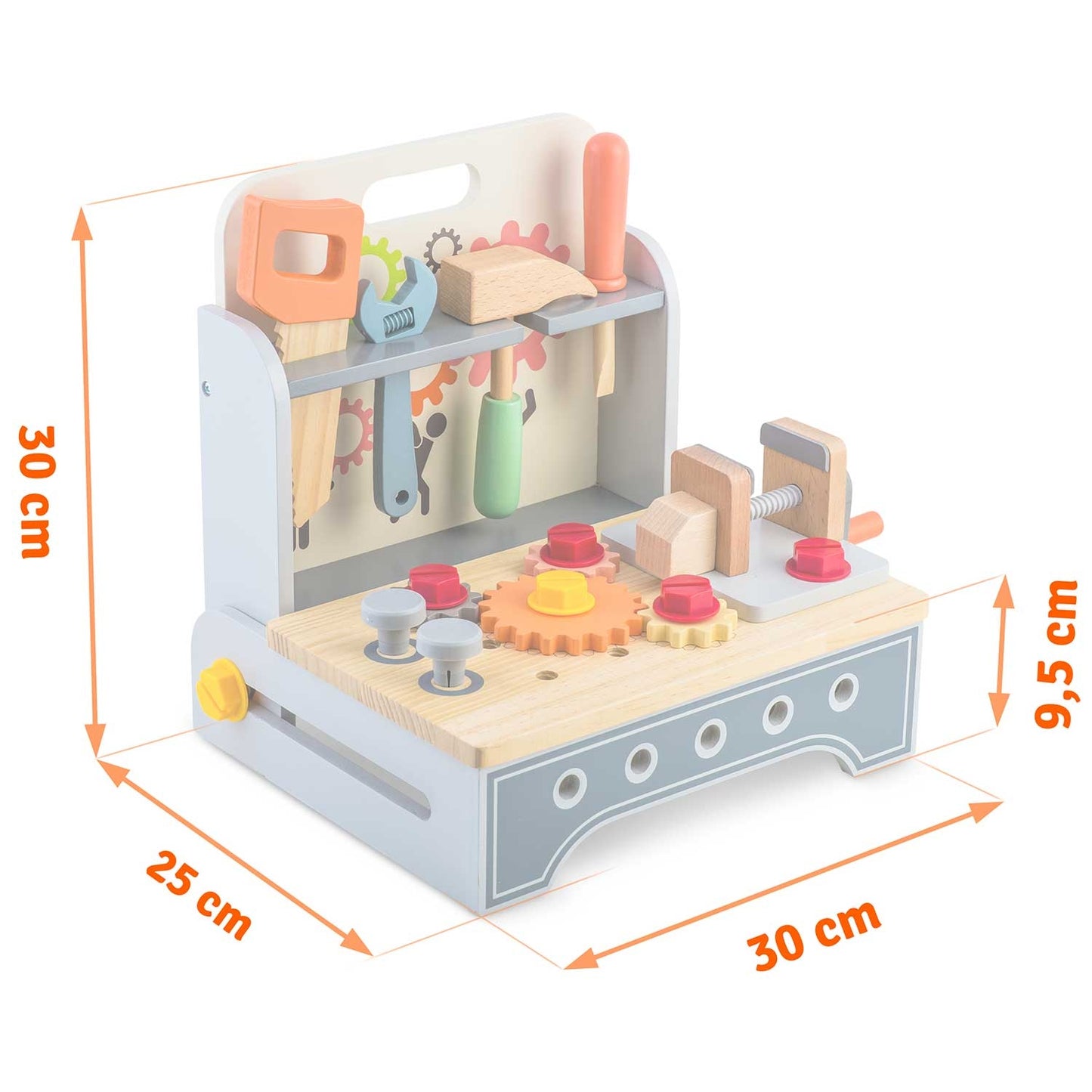 Wooden workshop with tools RK-877 Ricokids