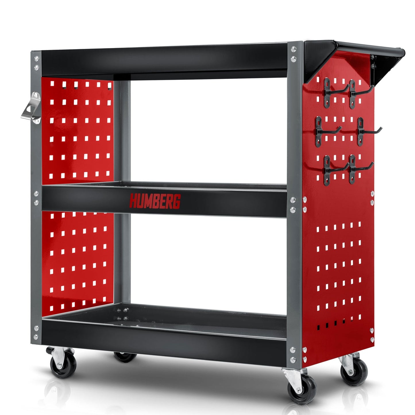 Workshop Tool Cart, Stainless Steel, 300 kg Capacity