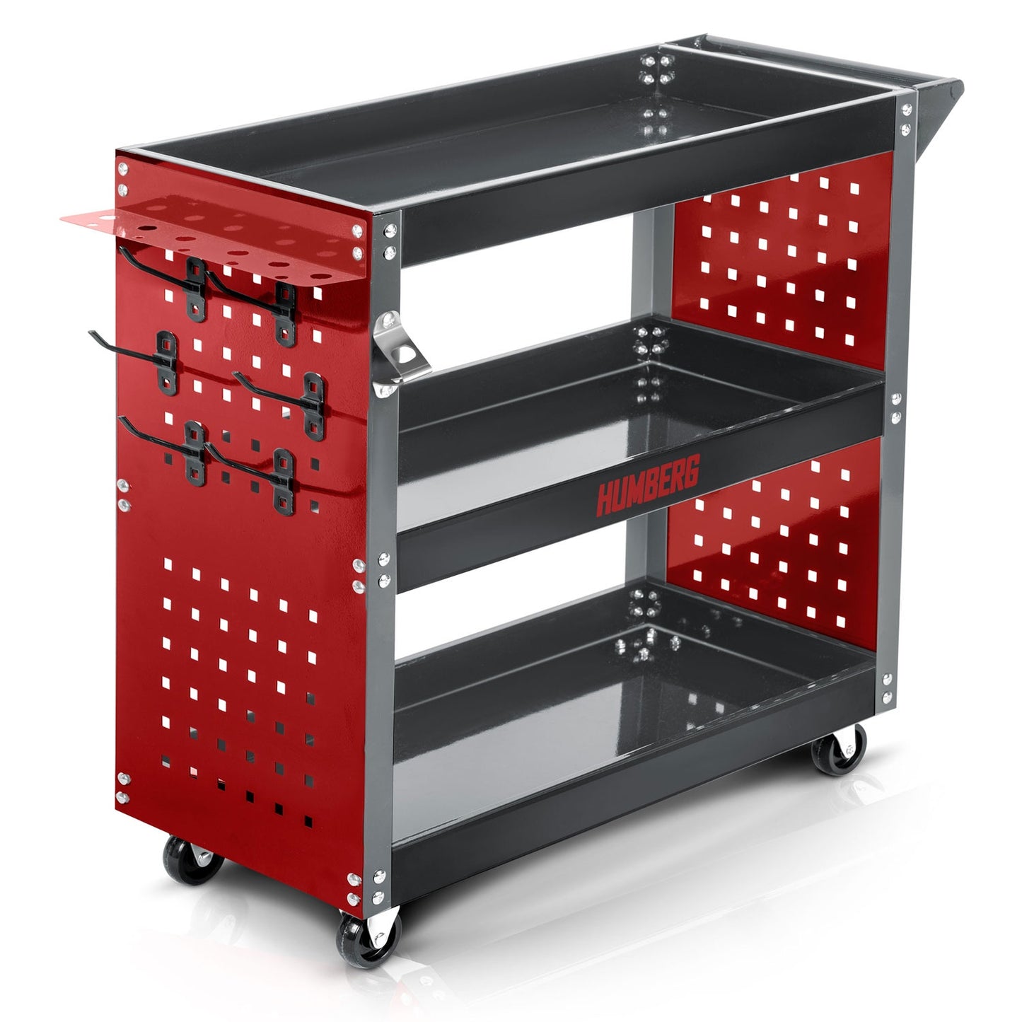 Workshop Tool Cart, Stainless Steel, 300 kg Capacity