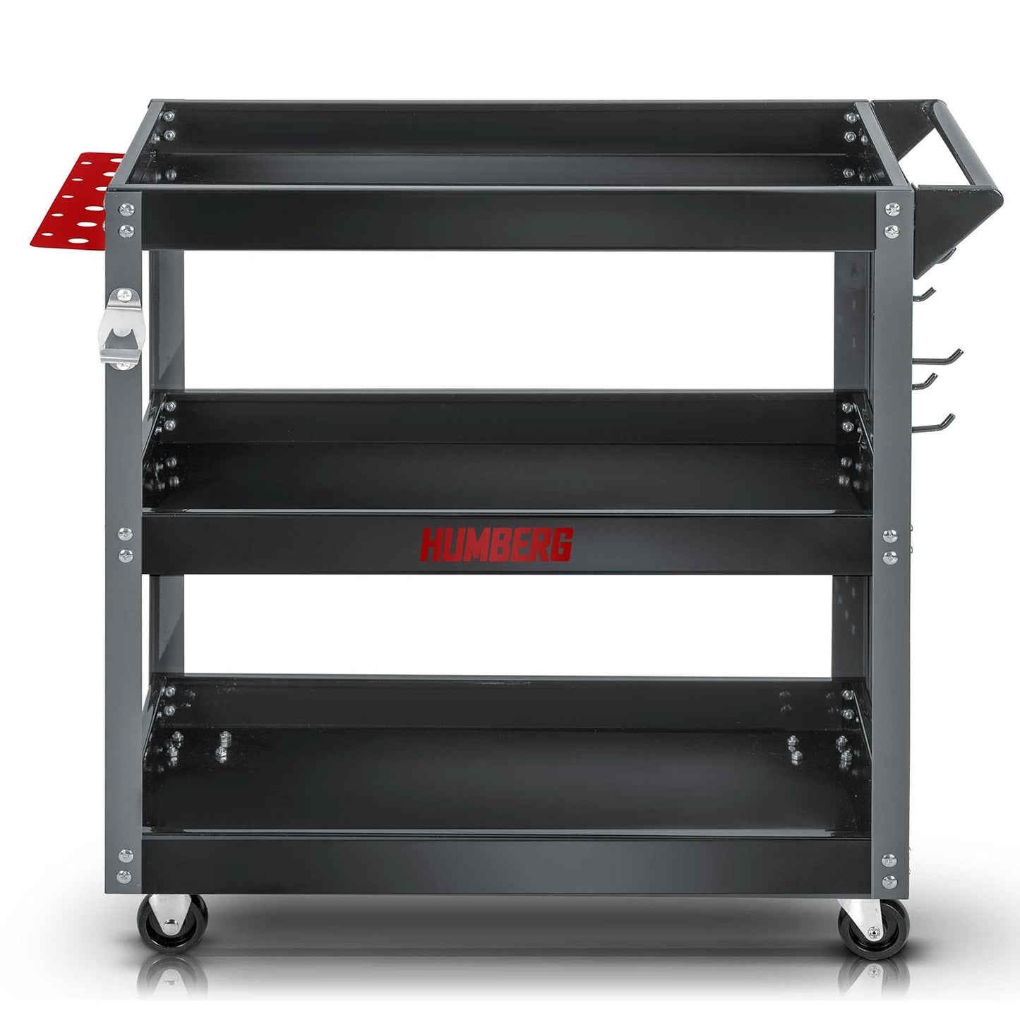 Workshop Tool Cart with Drawers, Steel