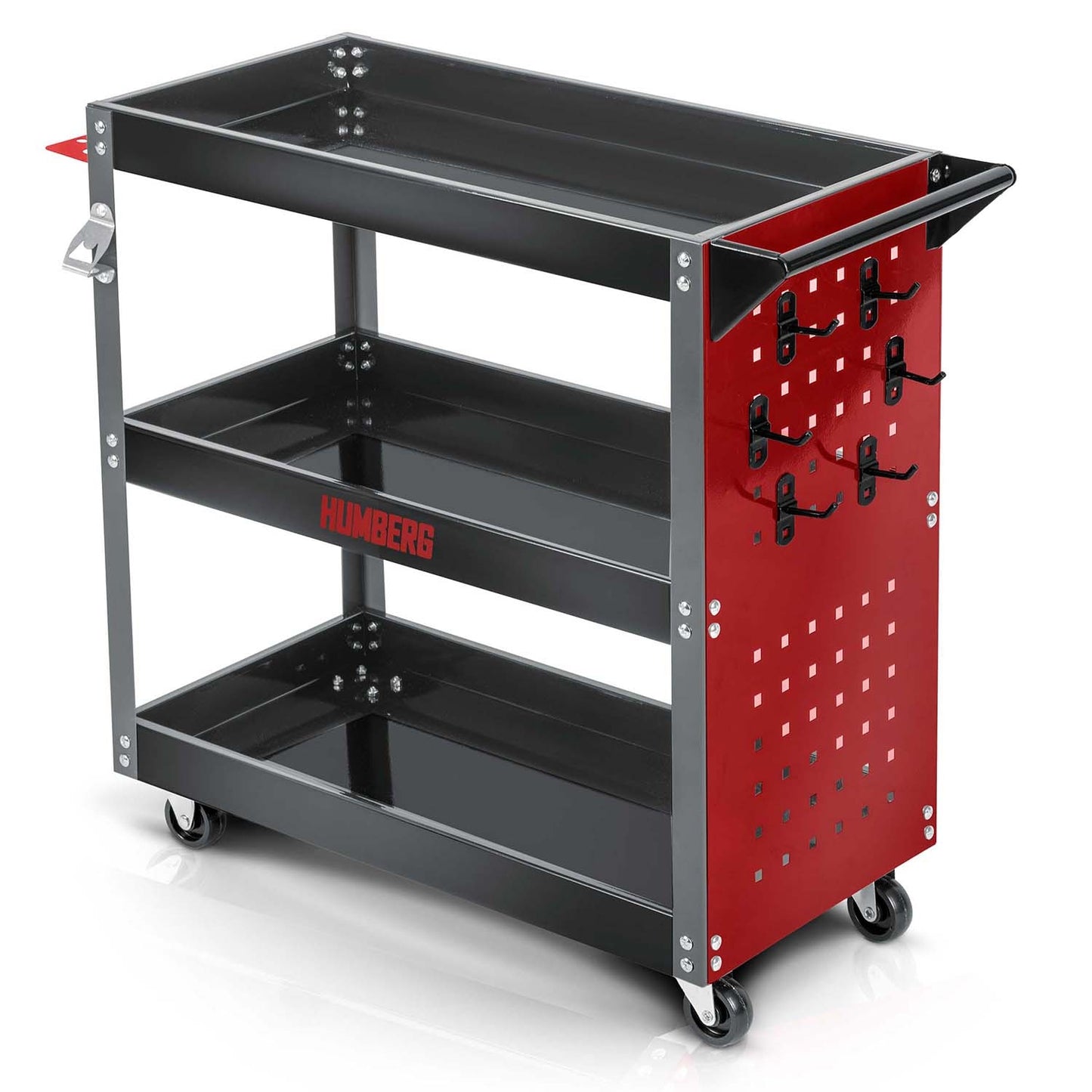 Workshop Tool Cart with Drawers, Steel