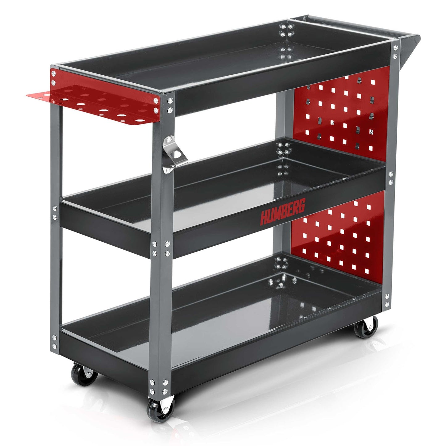 Workshop Tool Cart with Drawers, Steel