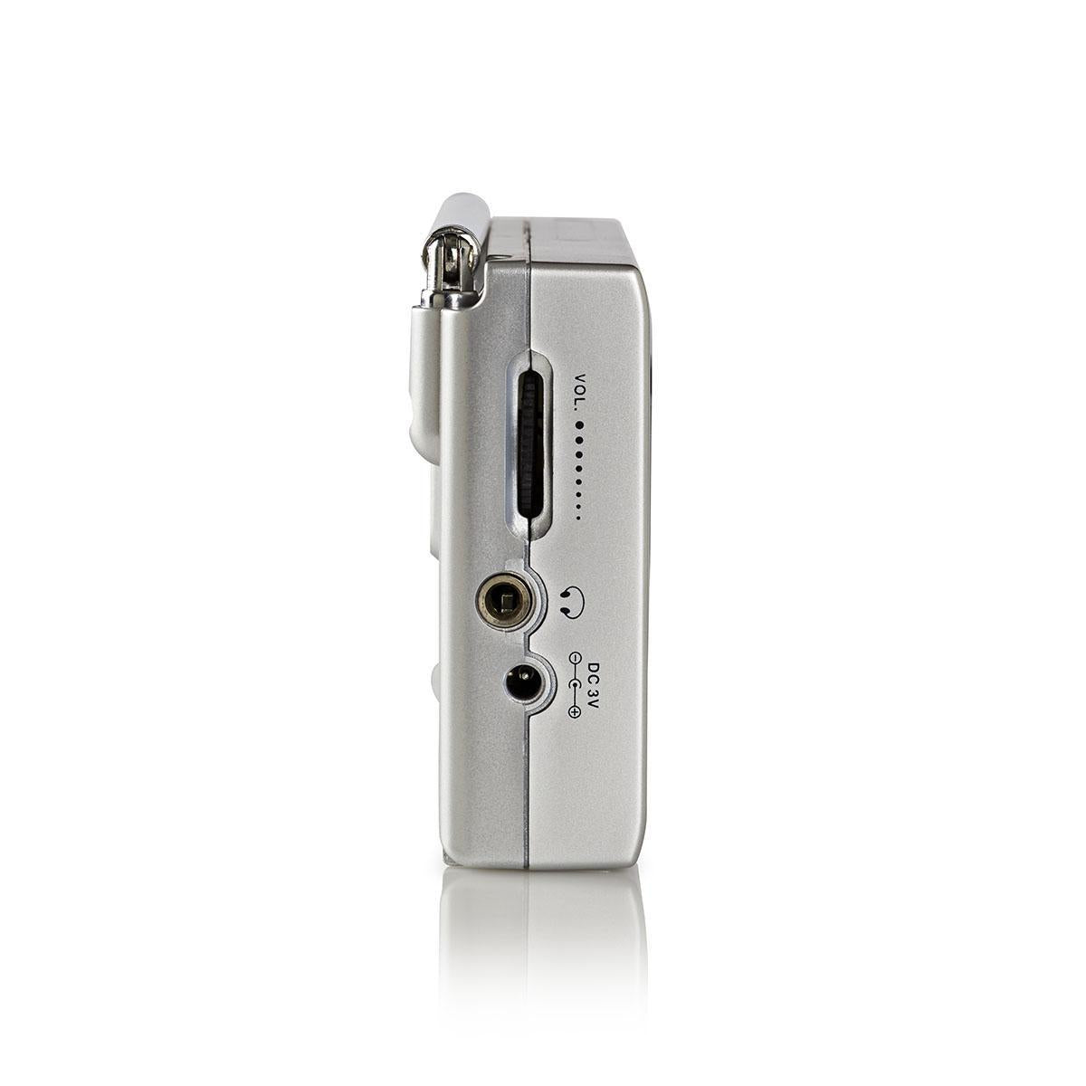 World Radio | Portable design | AM / FM / SW | Battery operated / Power adapter | Digital | 1.5 W| Headphone jack | Alarm clock | Sleep timer | Gray