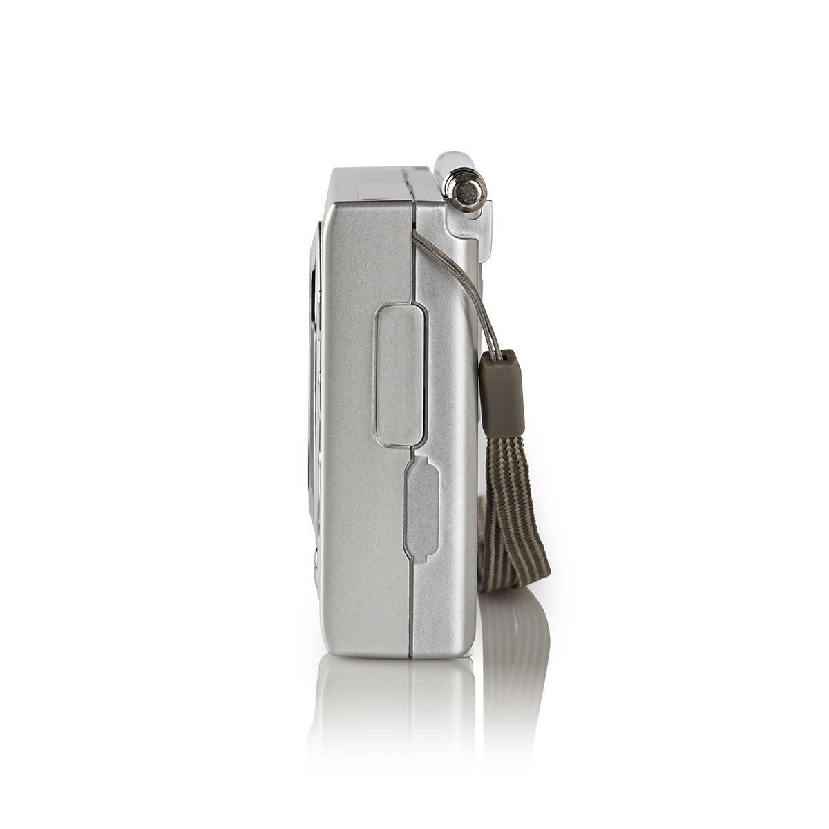 World Radio | Portable design | AM / FM / SW | Battery operated / Power adapter | Digital | 1.5 W| Headphone jack | Alarm clock | Sleep timer | Gray