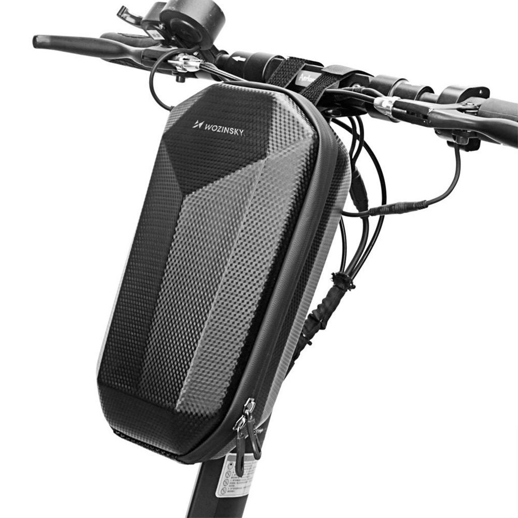 Wozinsky Vattentät Styrväska för Elscooter, 4L - Svart