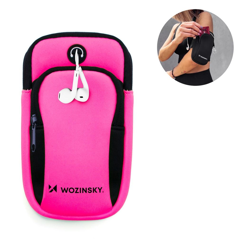 Wozinsky (WABPI1) Sport Arm Bag for Mobile - Pink