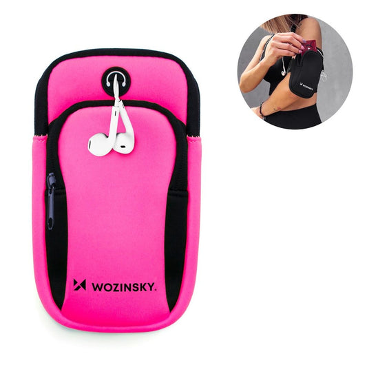 Wozinsky (WABPI1) Sport Arm Bag for Mobile - Pink