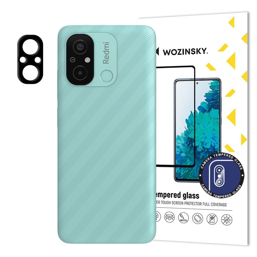 Wozinsky Xiaomi Redmi 12C 9H tempered glass full camera lens cover
