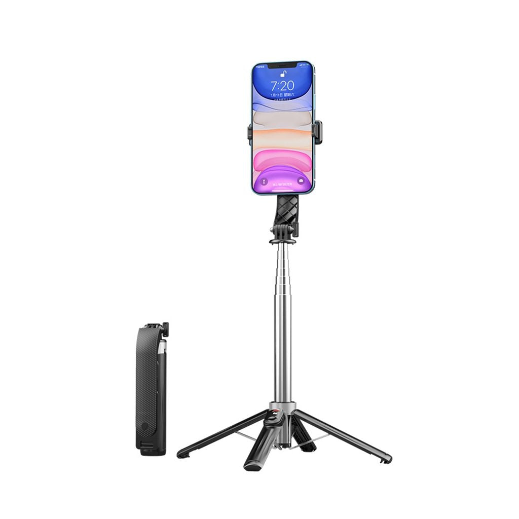 XO Selfie stick / tripod Bluetooth, 104cm - black