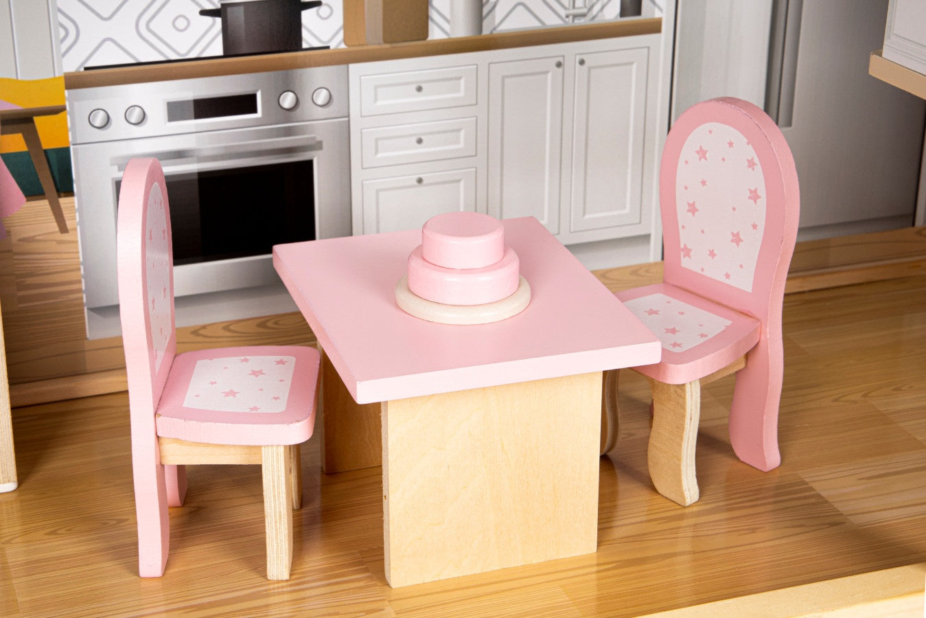 XXL dollhouse Maya Residence 28 pieces ECOTOYS