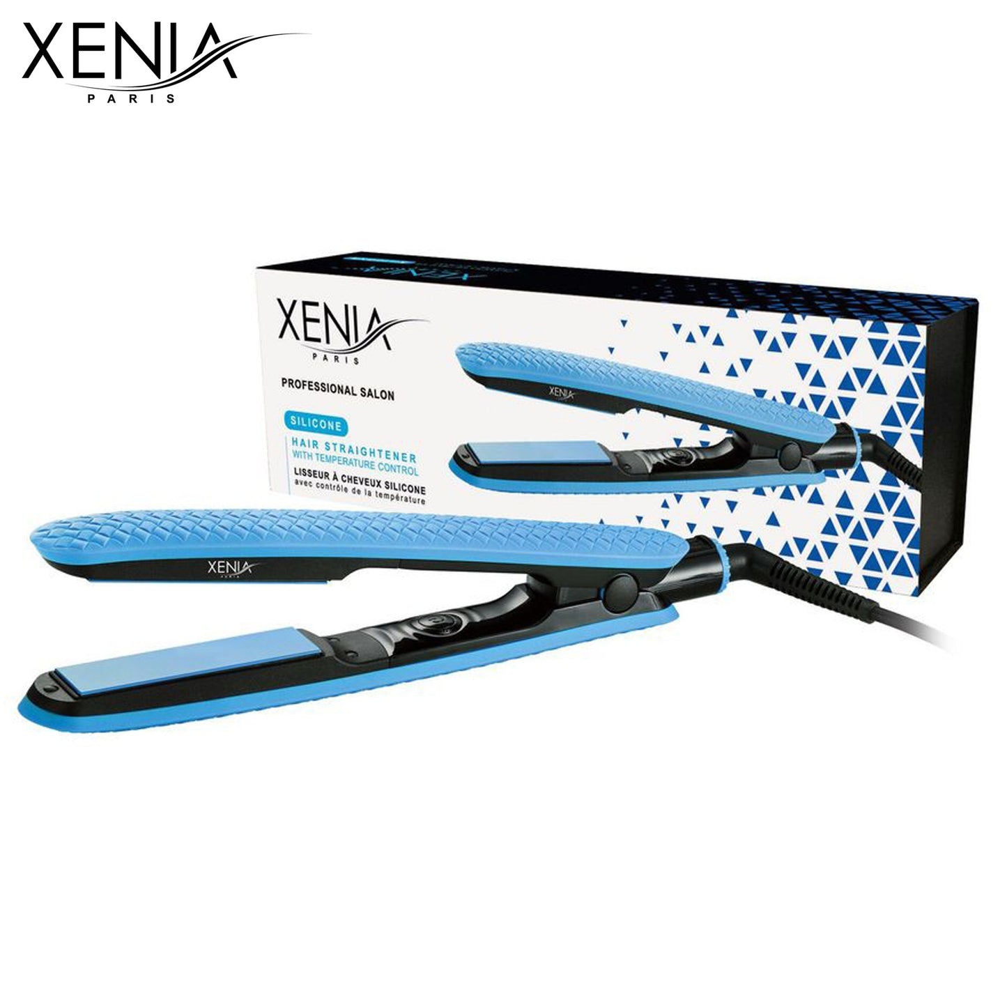 Xenia Paris JS-140207: Blue Silicone Hair Straightener