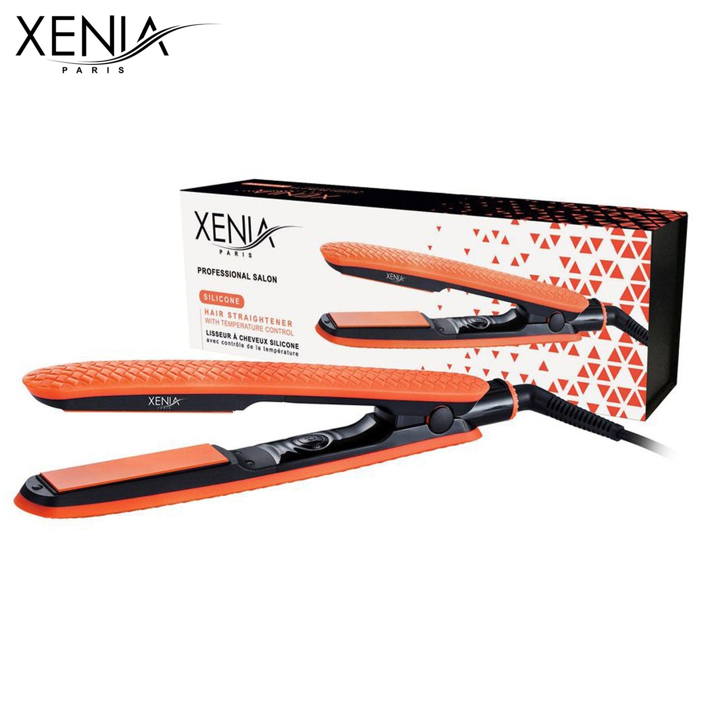 Xenia Paris JS-140209: Orange Silicone Hair Straightener