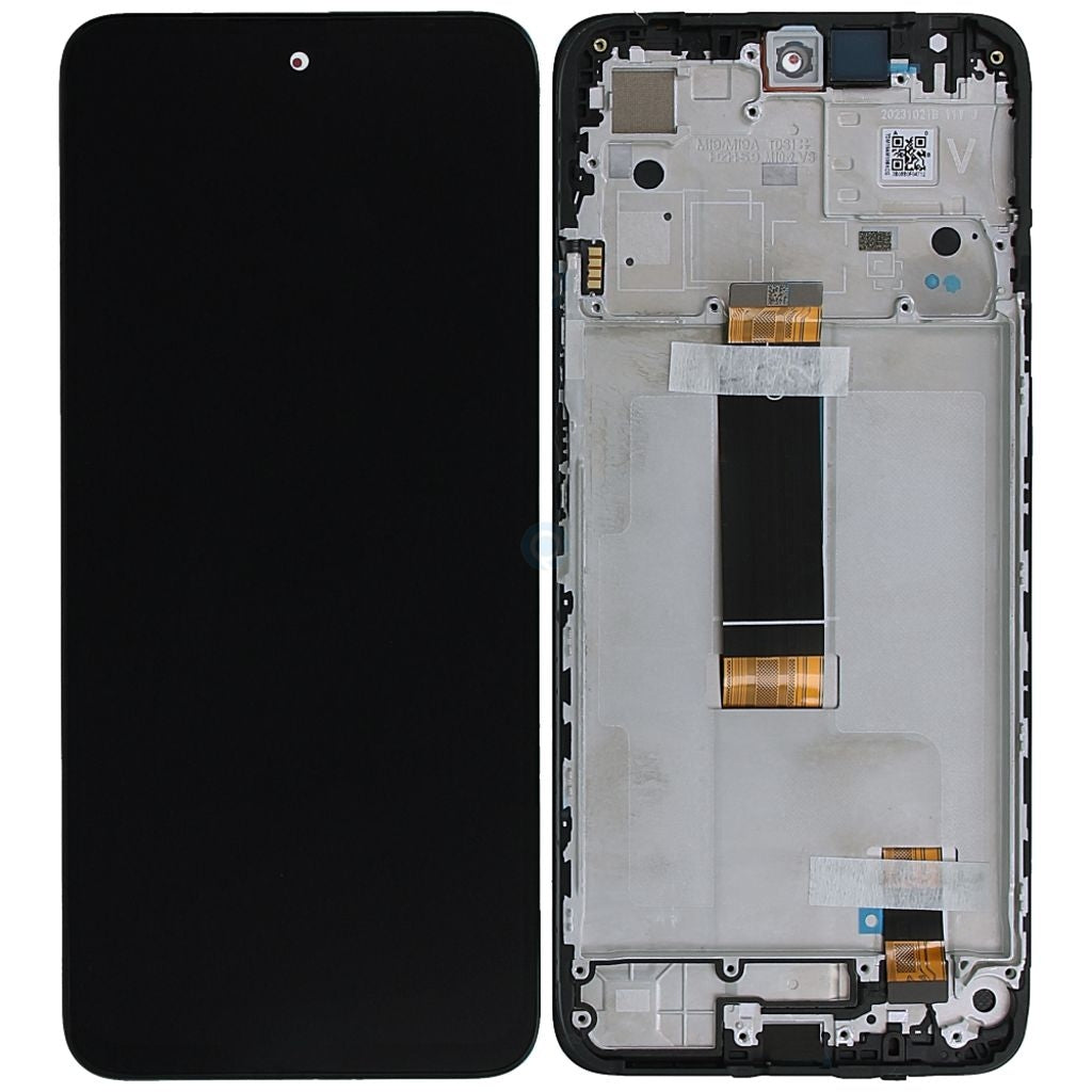 Xiaomi Redmi 12-skärm - svart