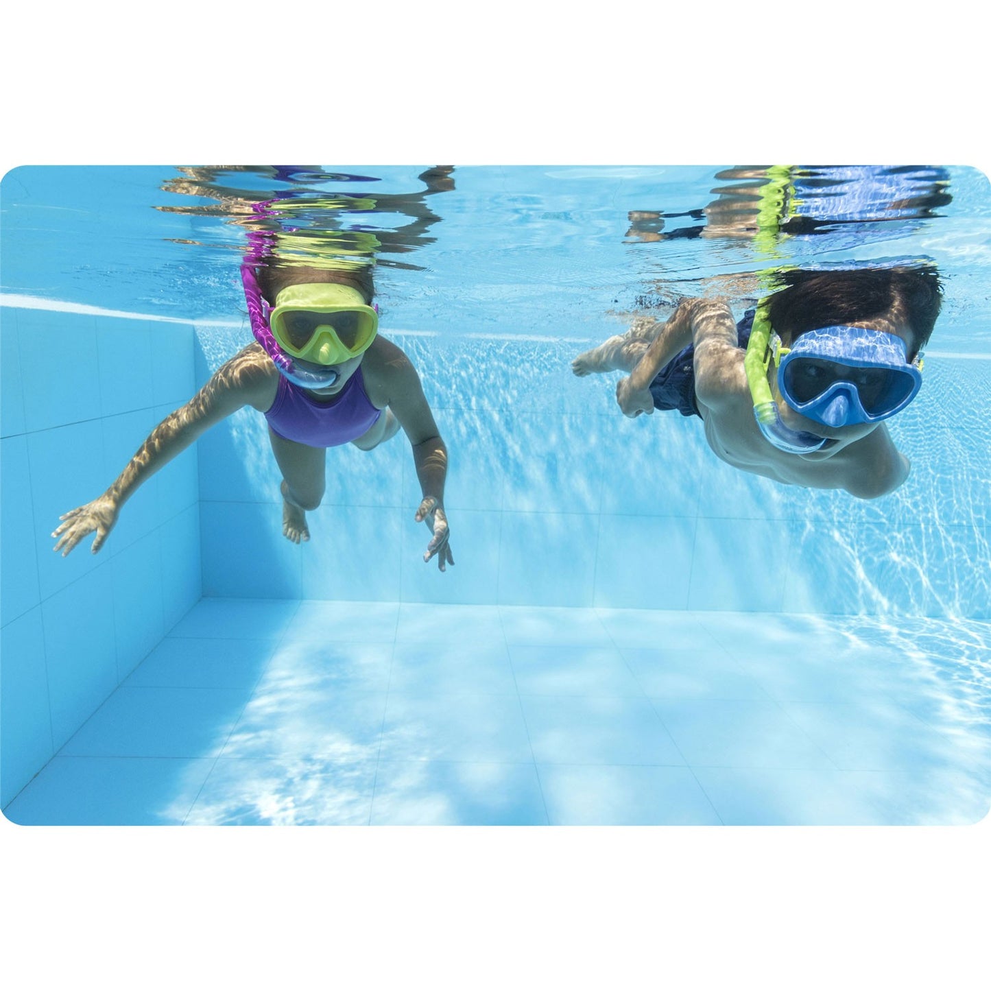 Yellow Bestway 24036 diving set