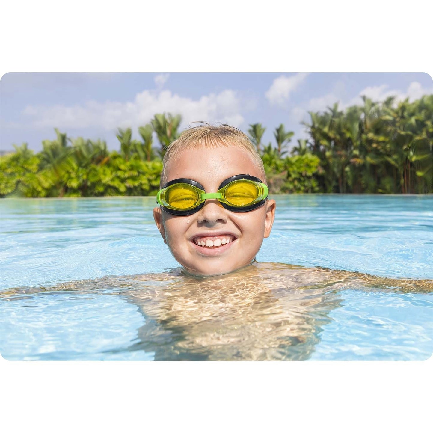 Yellow swimming goggles for children Bestway 21005