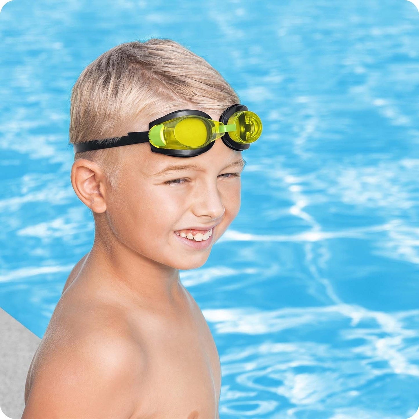 Yellow swimming goggles for children Bestway 21005