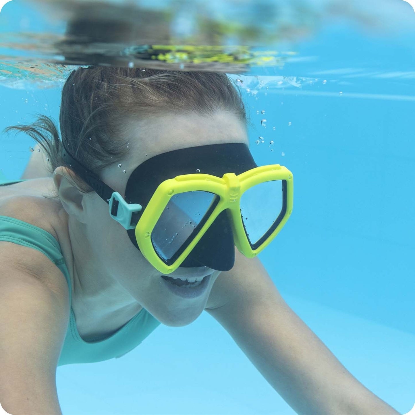Yellow swimming mask Bestway 22040