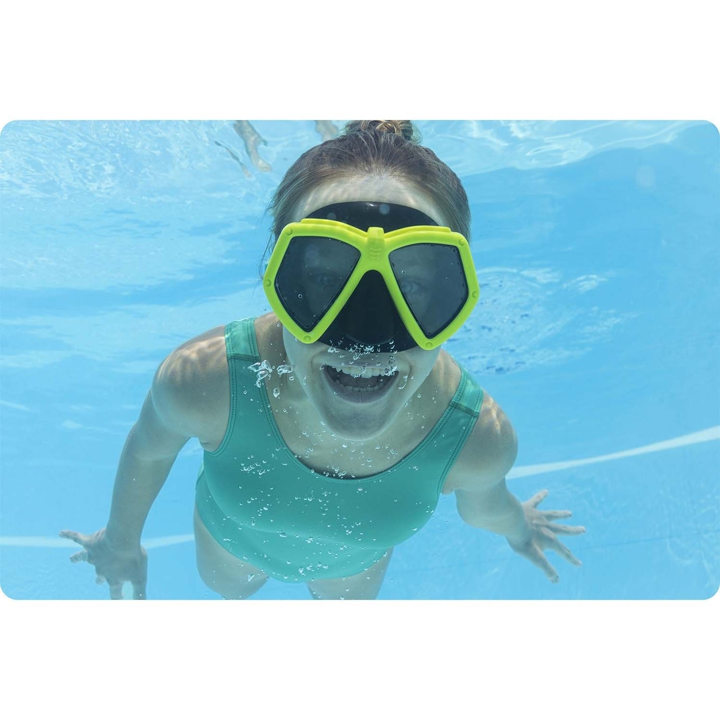 Yellow swimming mask Bestway 22040