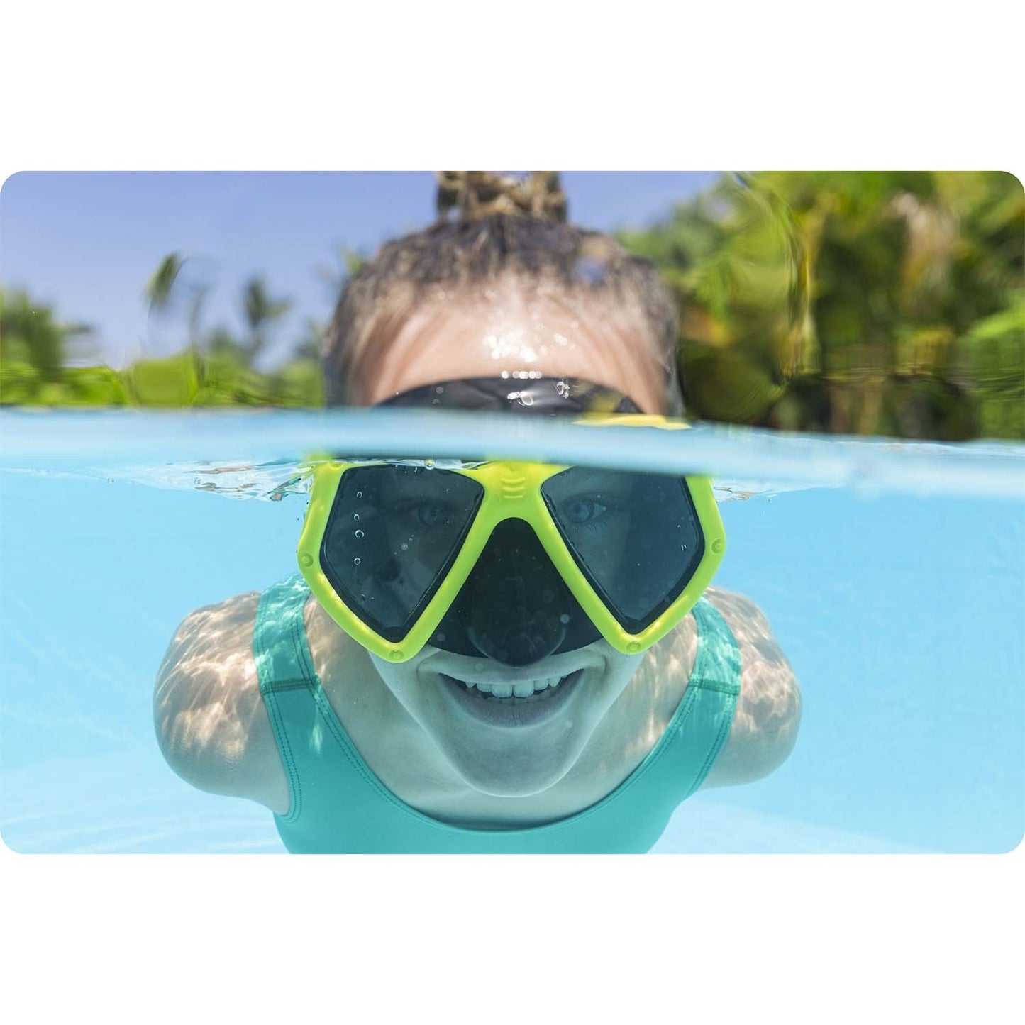 Yellow swimming mask Bestway 22040