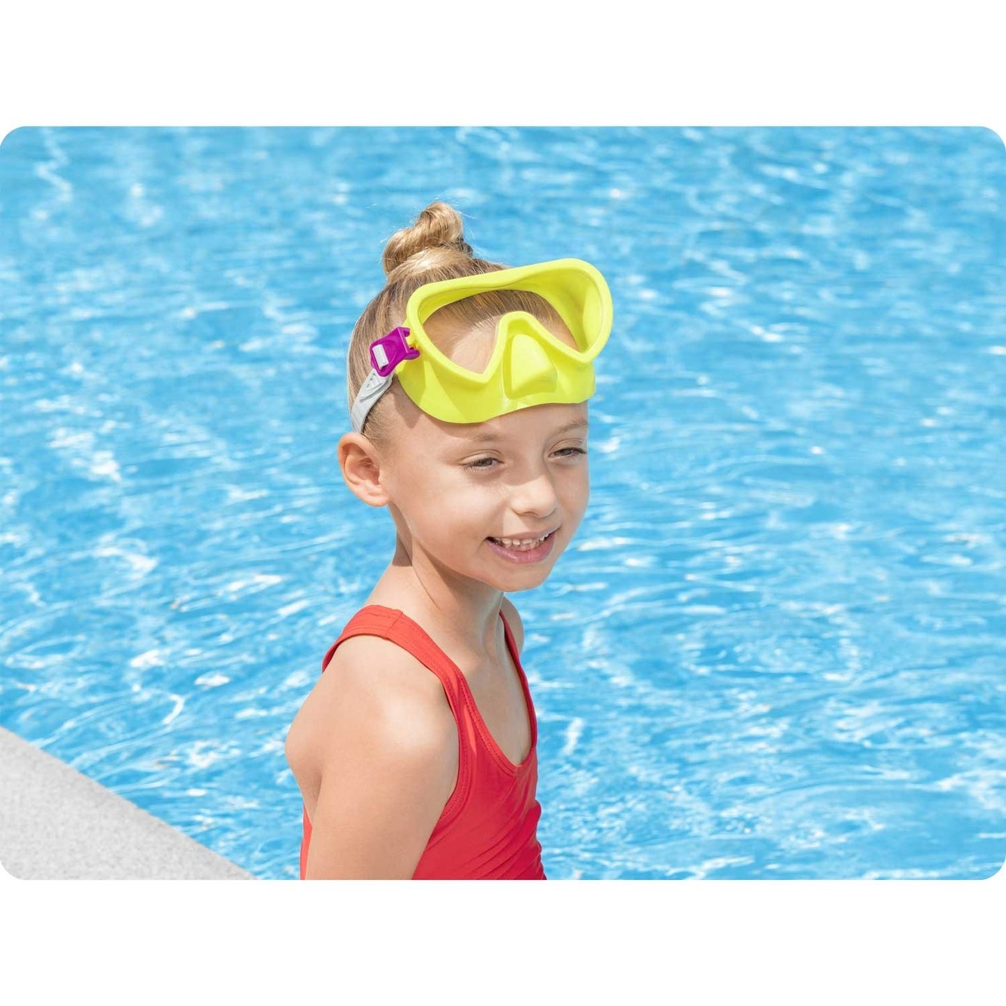 Yellow swimming mask Bestway 22057