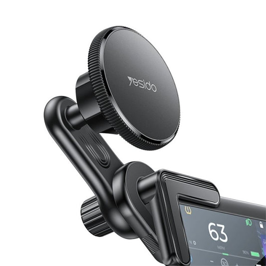 Yesido Magnetic Car Phone Holder for Screen Corners - Black