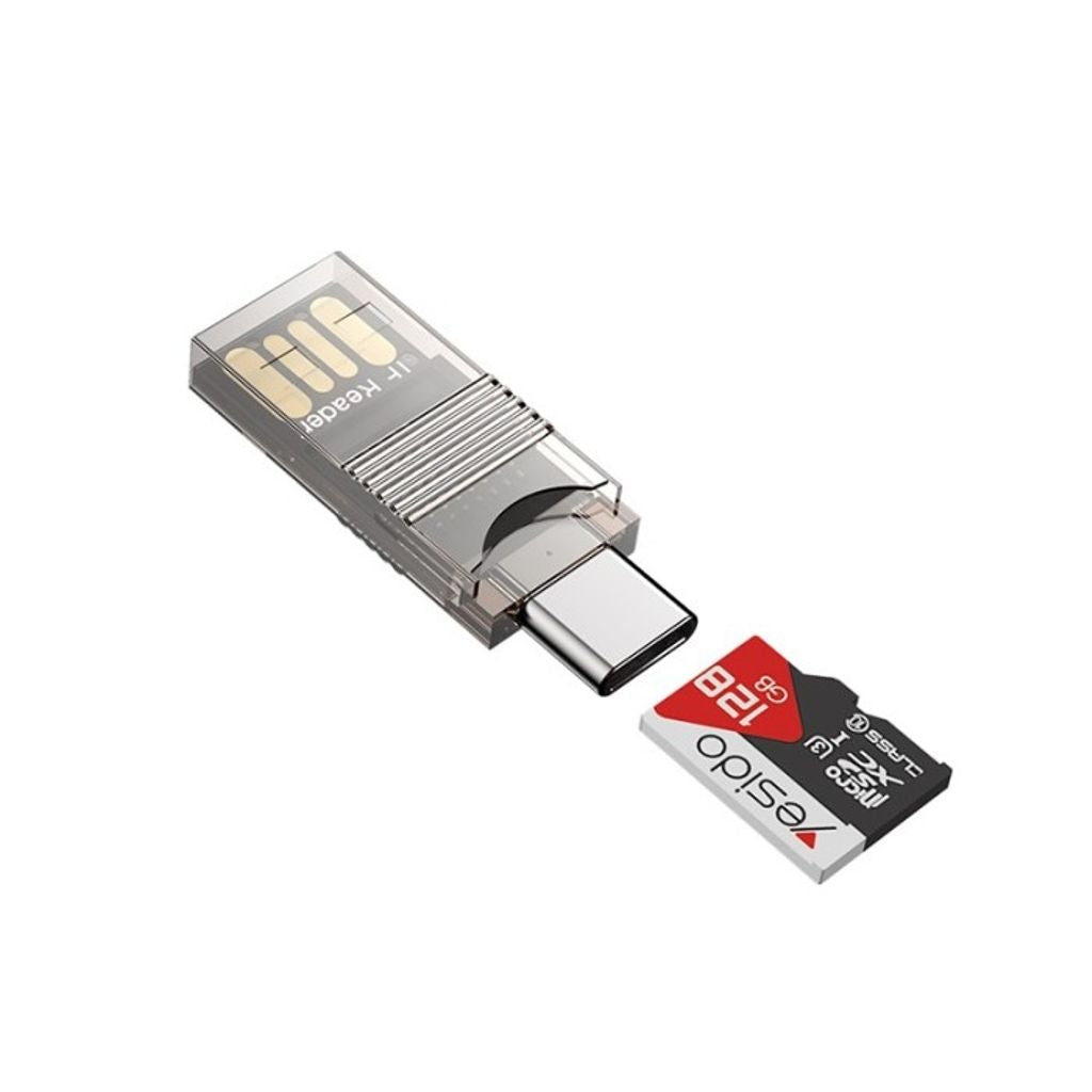 Yesido USB-C to USB-A OTG Adapter / TF Card Reader