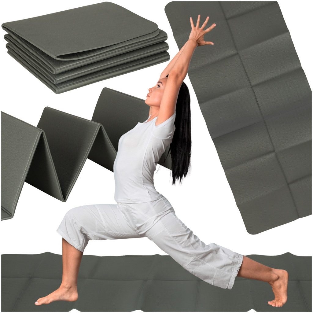 Yoga exercise mat foldable 183x61x0.4 cm