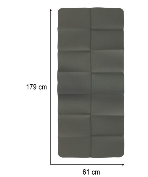 Yoga exercise mat foldable 183x61x0.4 cm