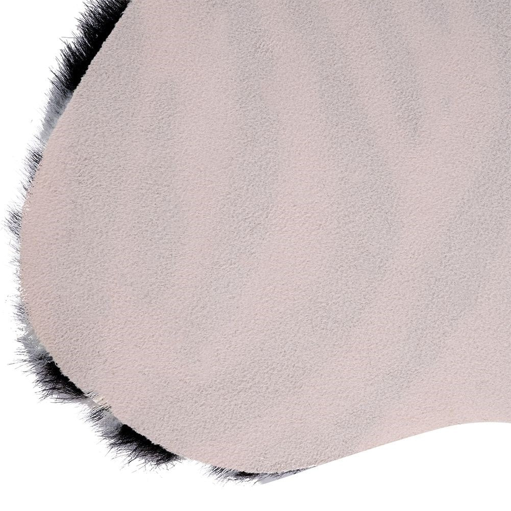 Zebra patterned rug - soft, trendy & irregular shape