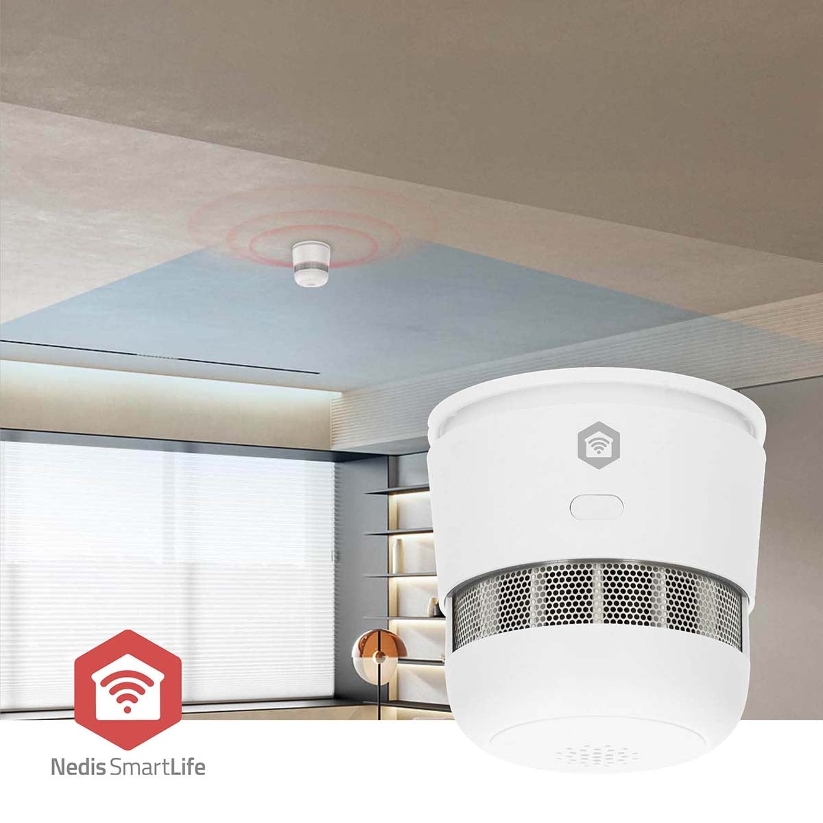 Zigbee 3.0 Smoke Detector, Battery Powered, 10-Year Sensor