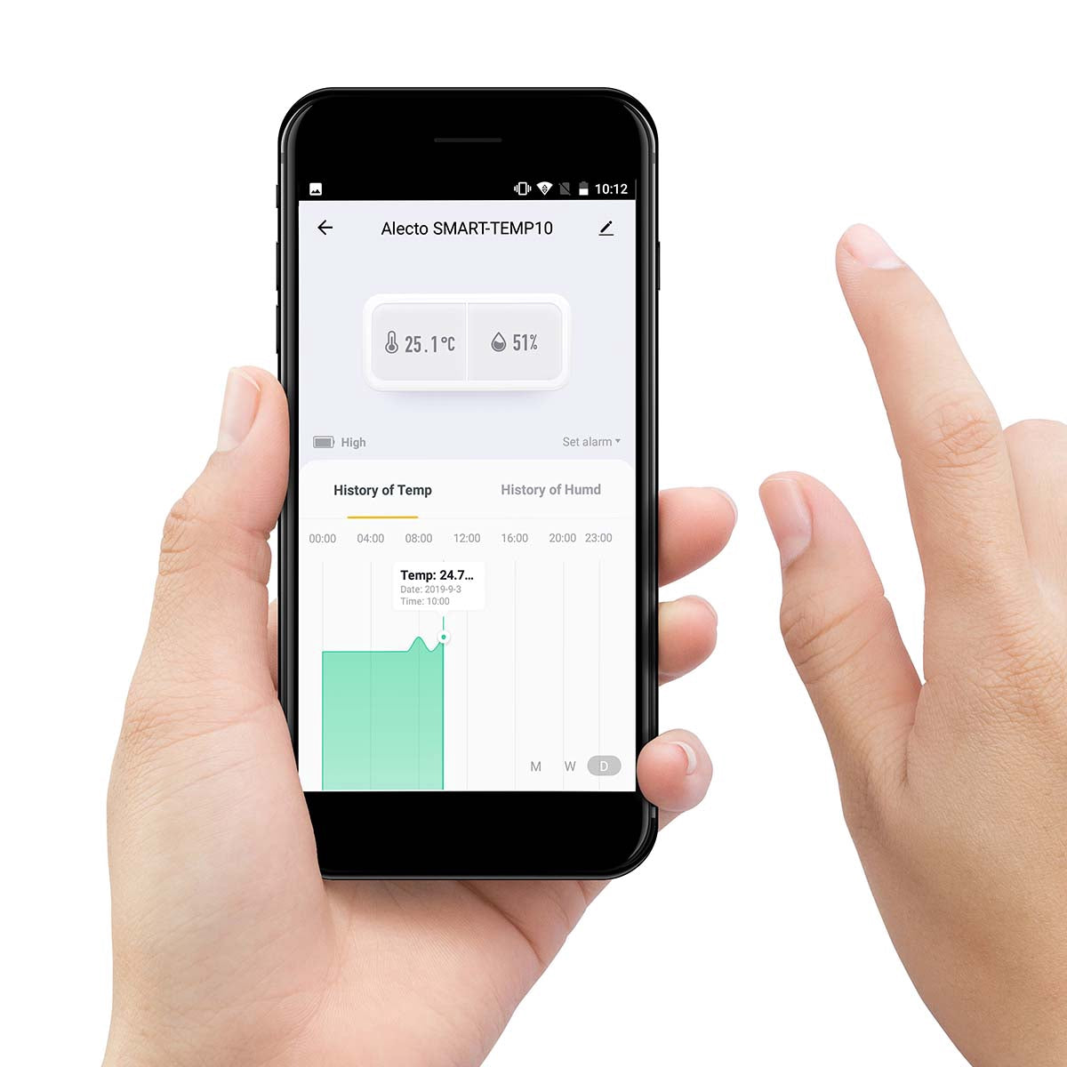 Zigbee Temperature & Humidity Sensor, Long Battery Life
