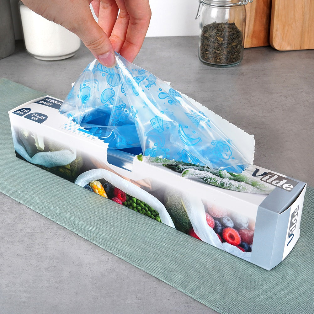 Ziplock food bags 27x26 cm 10 pcs.