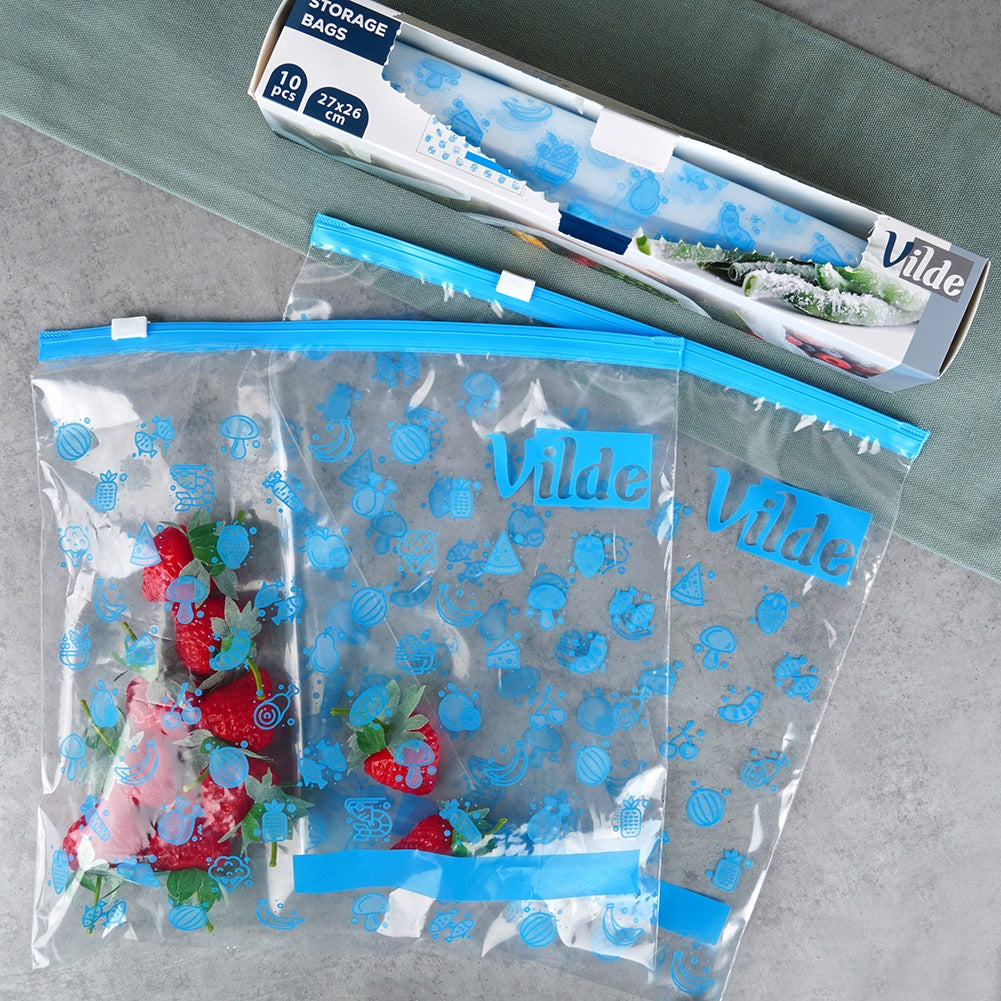 Ziplock food bags 27x26 cm 10 pcs.