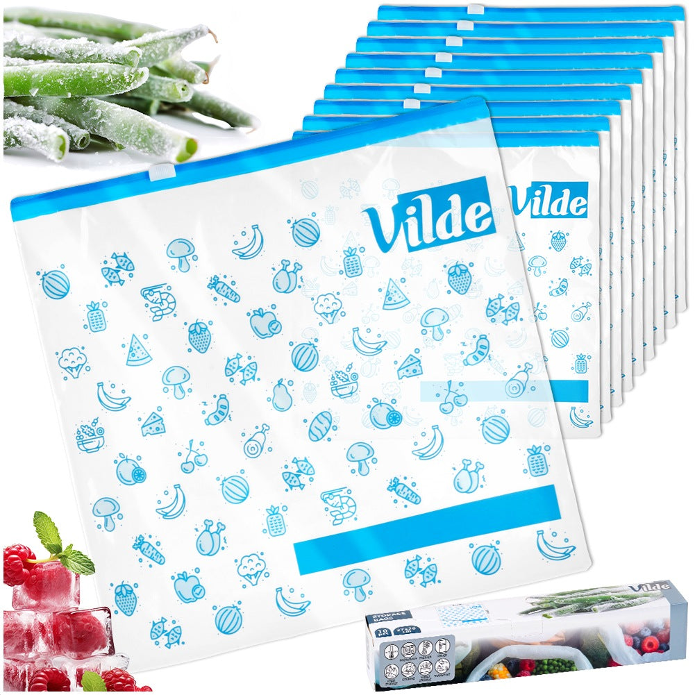 Ziplock food bags 27x26 cm 10 pcs.