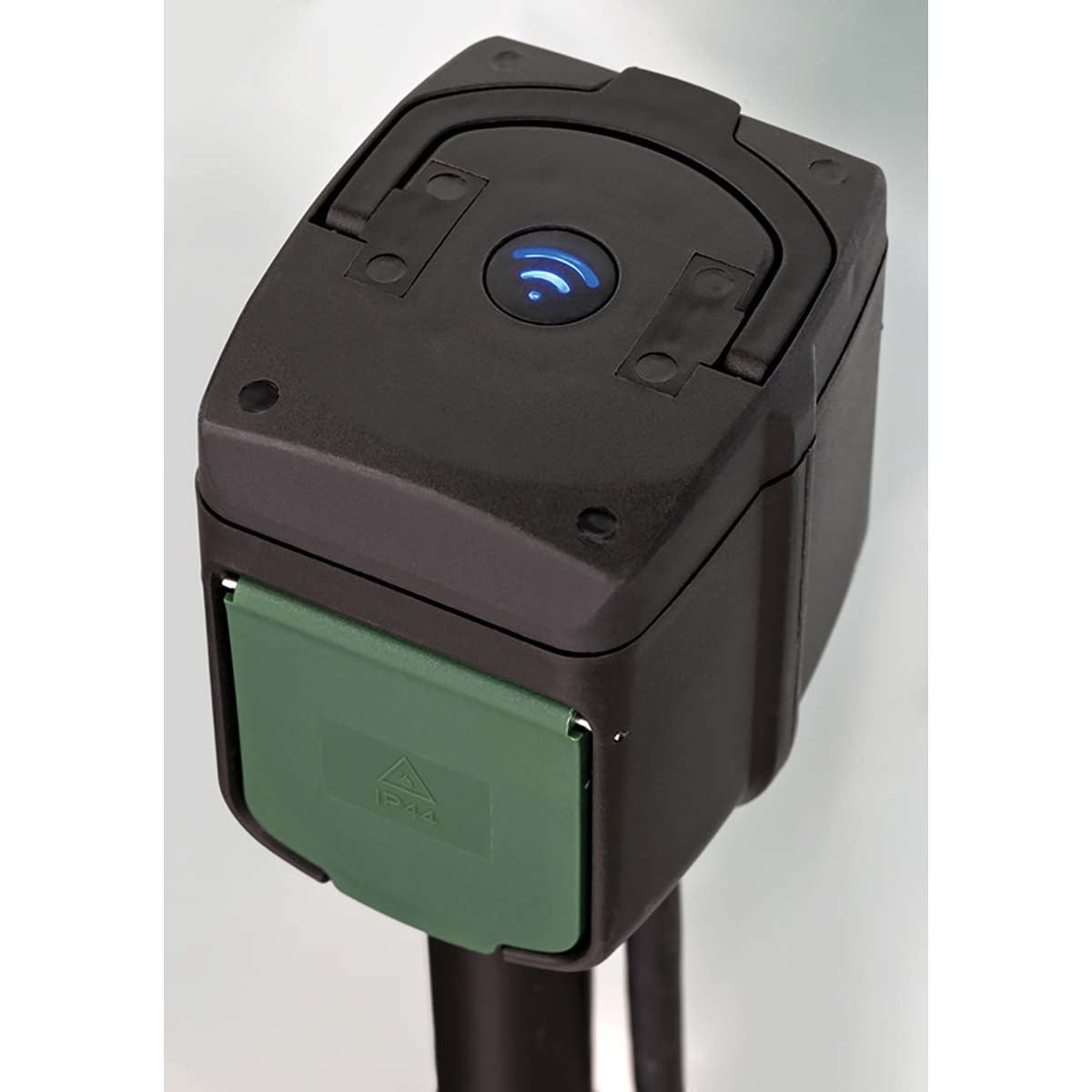 brennenstuhl®Connect smart outdoor socket 2-way / smart outdoor socket IP44 with earth tip and mounting plate