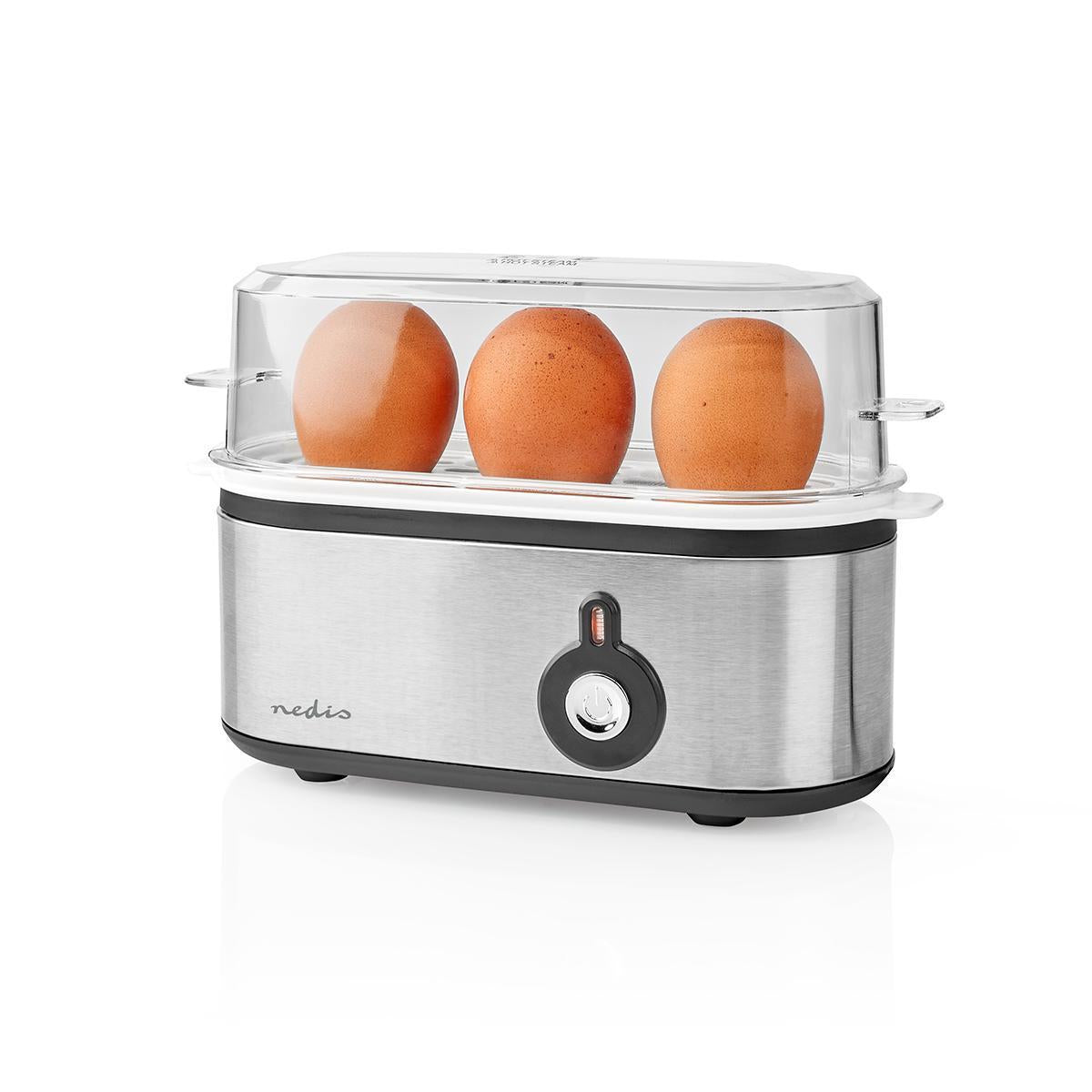 egg cooker | 3 eggs | The measuring glass | Aluminum / Black