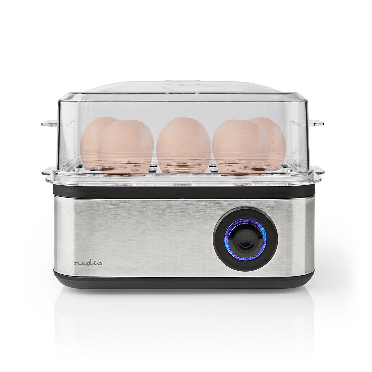 egg cooker | 8 eggs | The measuring glass | Aluminum / Black