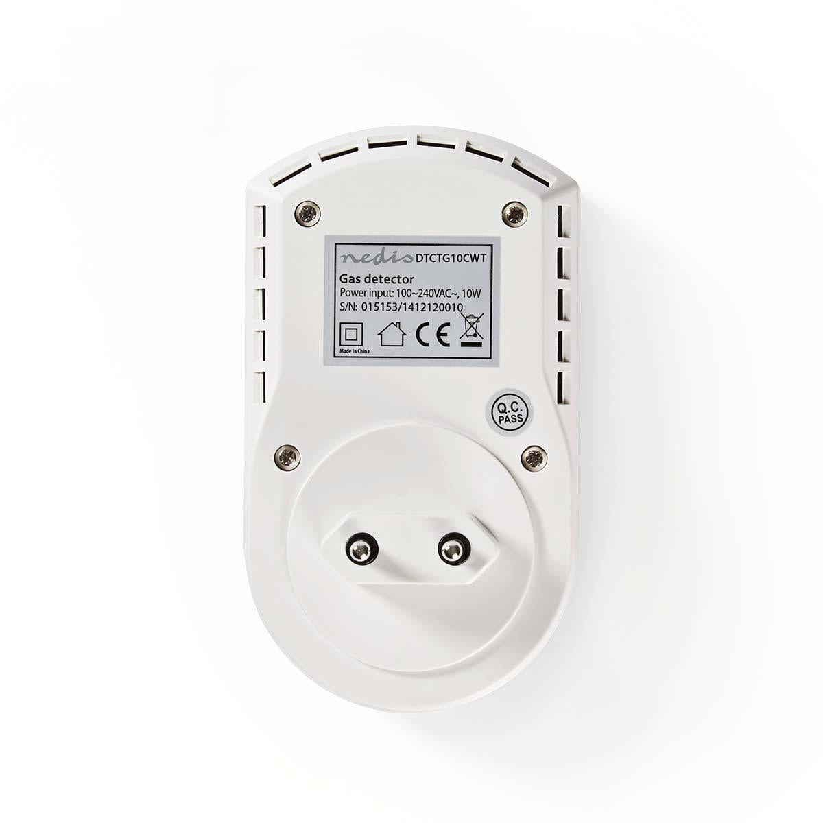gas alarm | Power adapter | Donor life cycle: 10 years | EN compliant: EN 50194-1:2009 / EN 60950-1:2006+A11:2009+A1:2010+A12:2011+A2:2013 | 85 dB| White