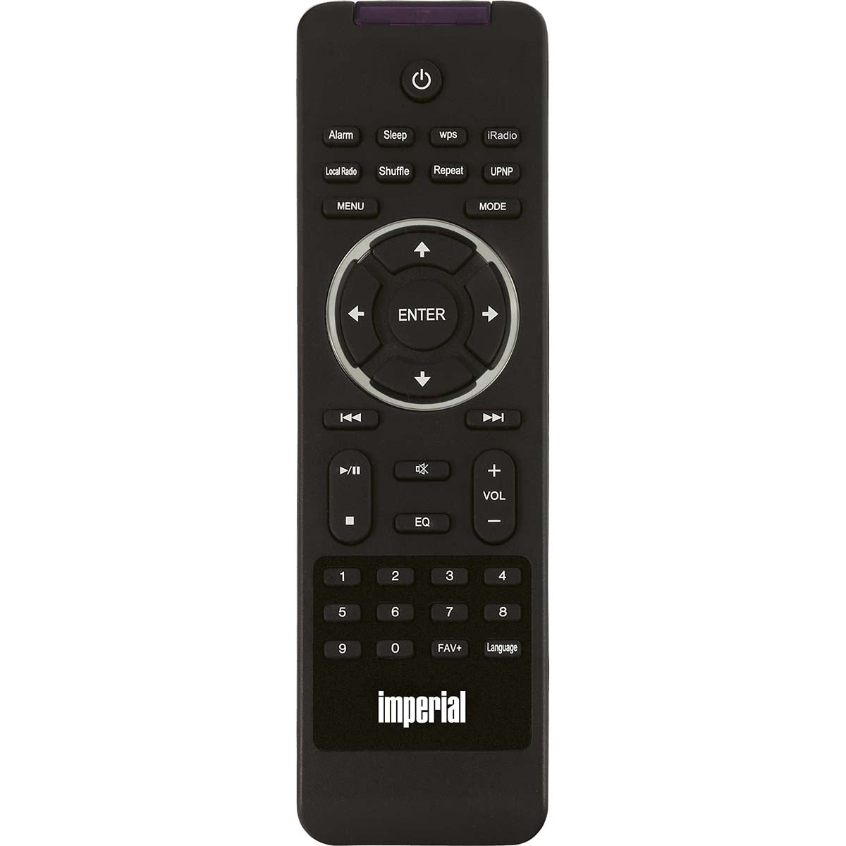 i110 WLAN Internet radio with media player function Black