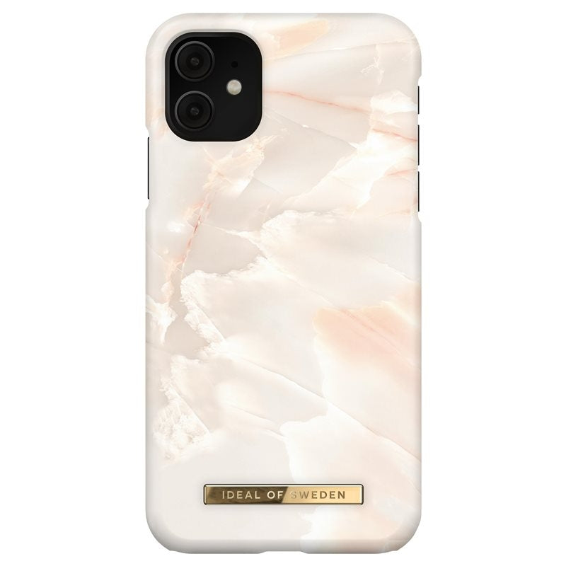 iDeal Fashion Case for iPhone 11/XR - Rose Pearl Marble