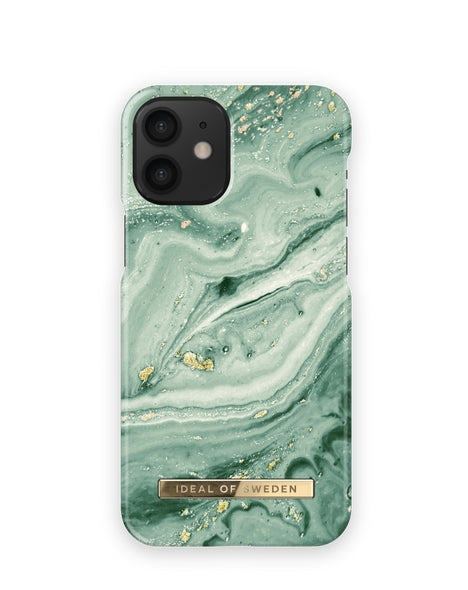 iDeal Fashion Case for iPhone 13 Pro - Mint Swirl Marble