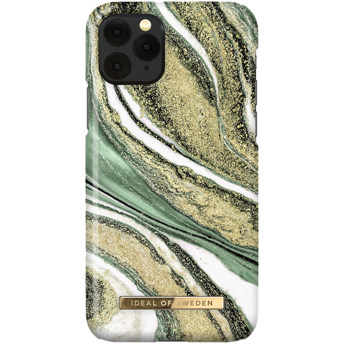 iDeal Fashion Case for iPhone X/XS/11 Pro - Cosmic Green Swirl
