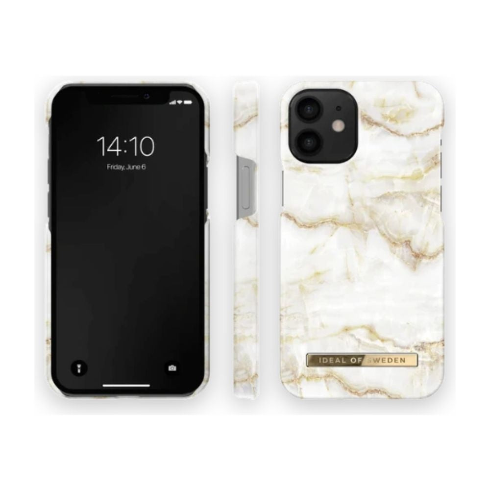 iDeal Fashion Cover for iPhone 13 Pro - Golden Pearl Marble