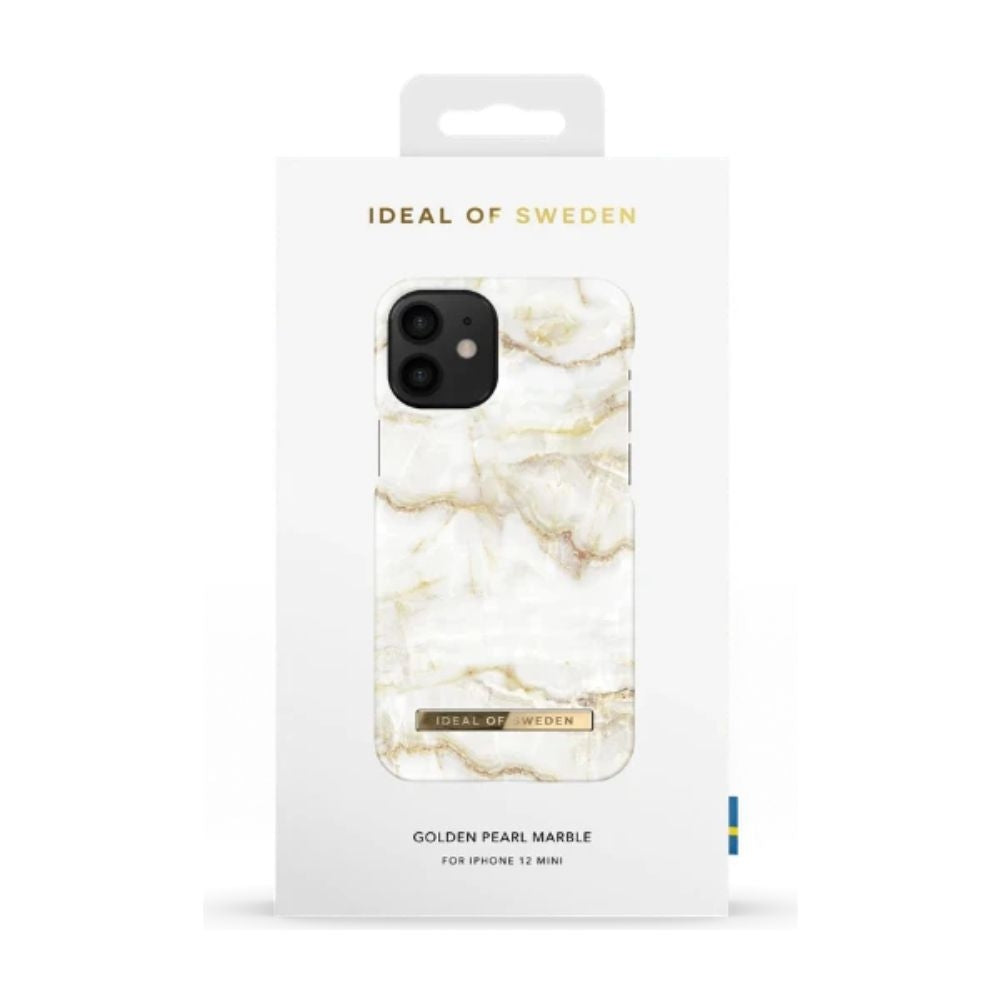 iDeal Fashion Cover for iPhone 13 Pro - Golden Pearl Marble
