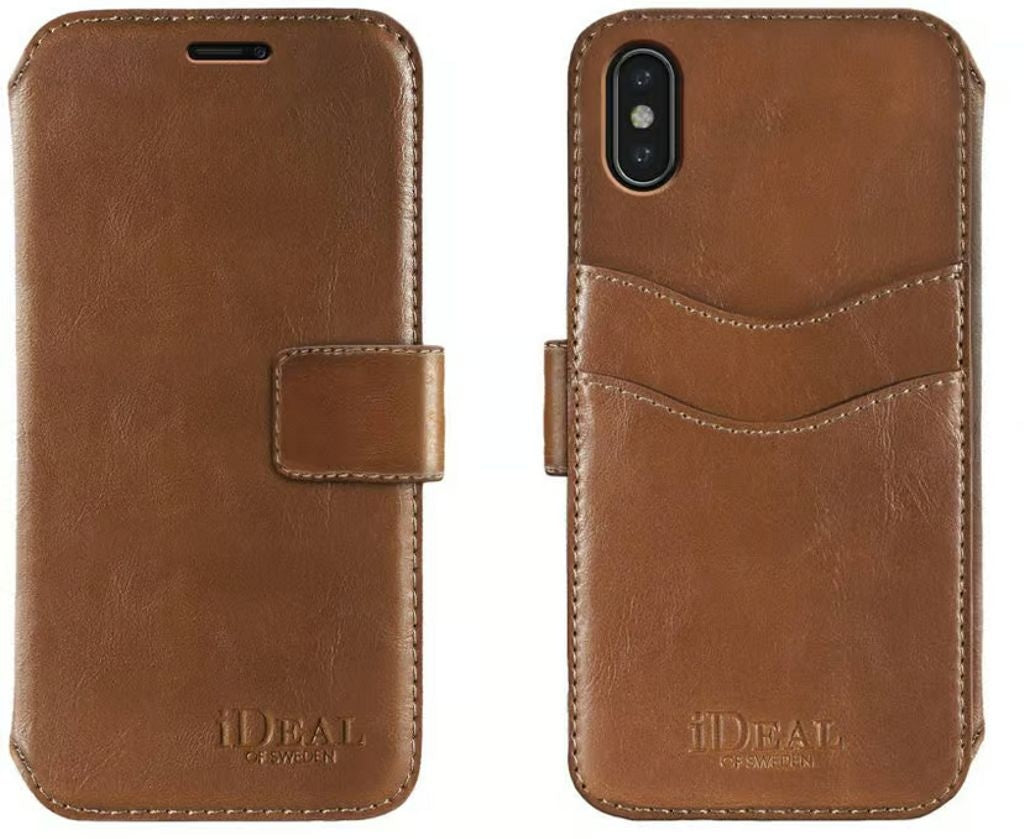 iDeal STHLM Wallet Wallet case for iPhone XS - Brown
