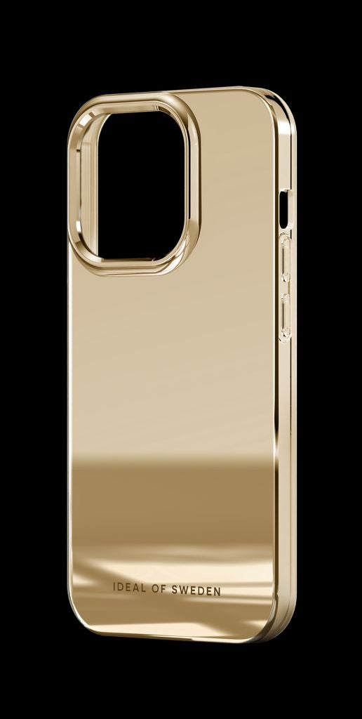iDeal of Sweden iPhone 15 Clear Case, Mirror Gold