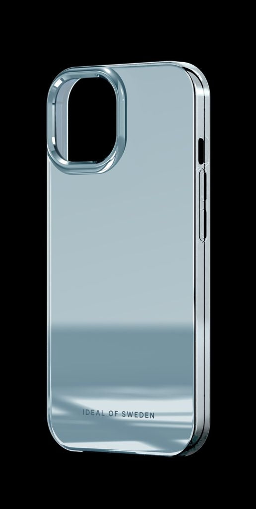 iDeal of Sweden iPhone 15 Pro Clear Case, Mirror Sky Blue