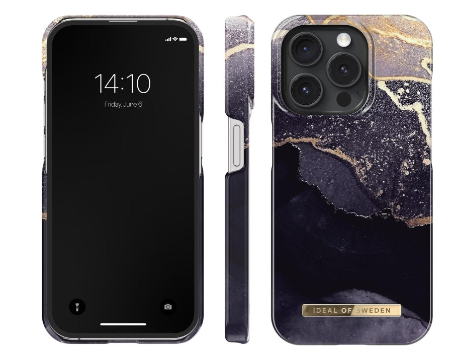 iDeal of Sweden iPhone 15 Pro Cover, Golden Twilight Marble