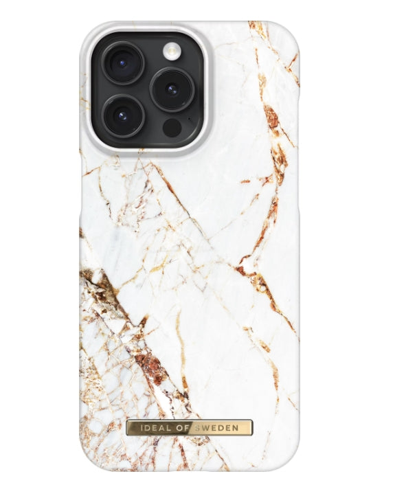 iDeal of Sweden iPhone 15 Pro case, Carrara Gold