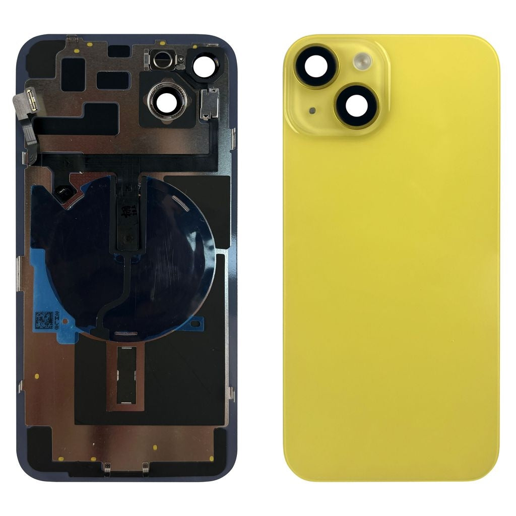 iPhone 14 Plus Back Cover with Small Parts - Yellow